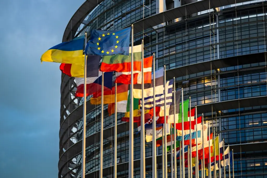 Drapeaux des pays membres au Parlement Européen de Strasbourg, Fondation Universités et Hôpitaux Universitaires de Strasbourg