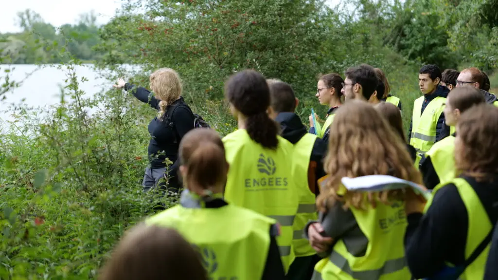 Sortie de terrain des étudiants de l'ENGEES, Fondation Universités et Hôpitaux Universitaires de Strasbourg