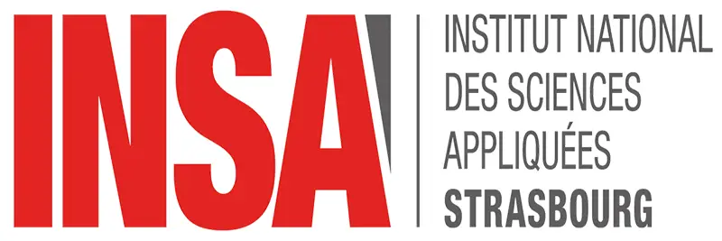Logo INSA, Fondation Universités et Hôpitaux Universitaires de Strasbourg
